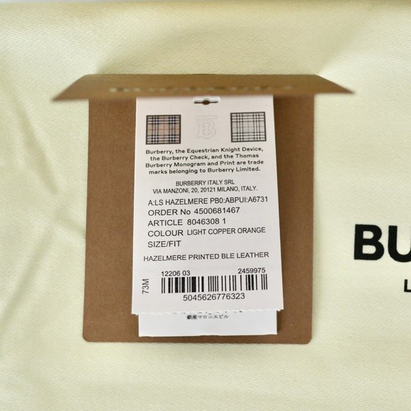 NWT BURBERRY HAZELMERE LEATHER PRINTED LOGO CROSSBODY WALLET BAG - Picture 10 of 10